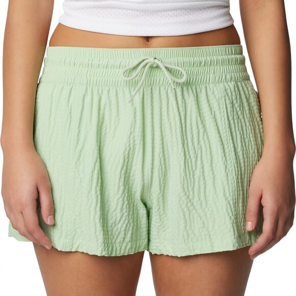 Columbia Women's Boundless Trek Active Shorts Lightweight Pockets Green Small - Picture 4 of 5